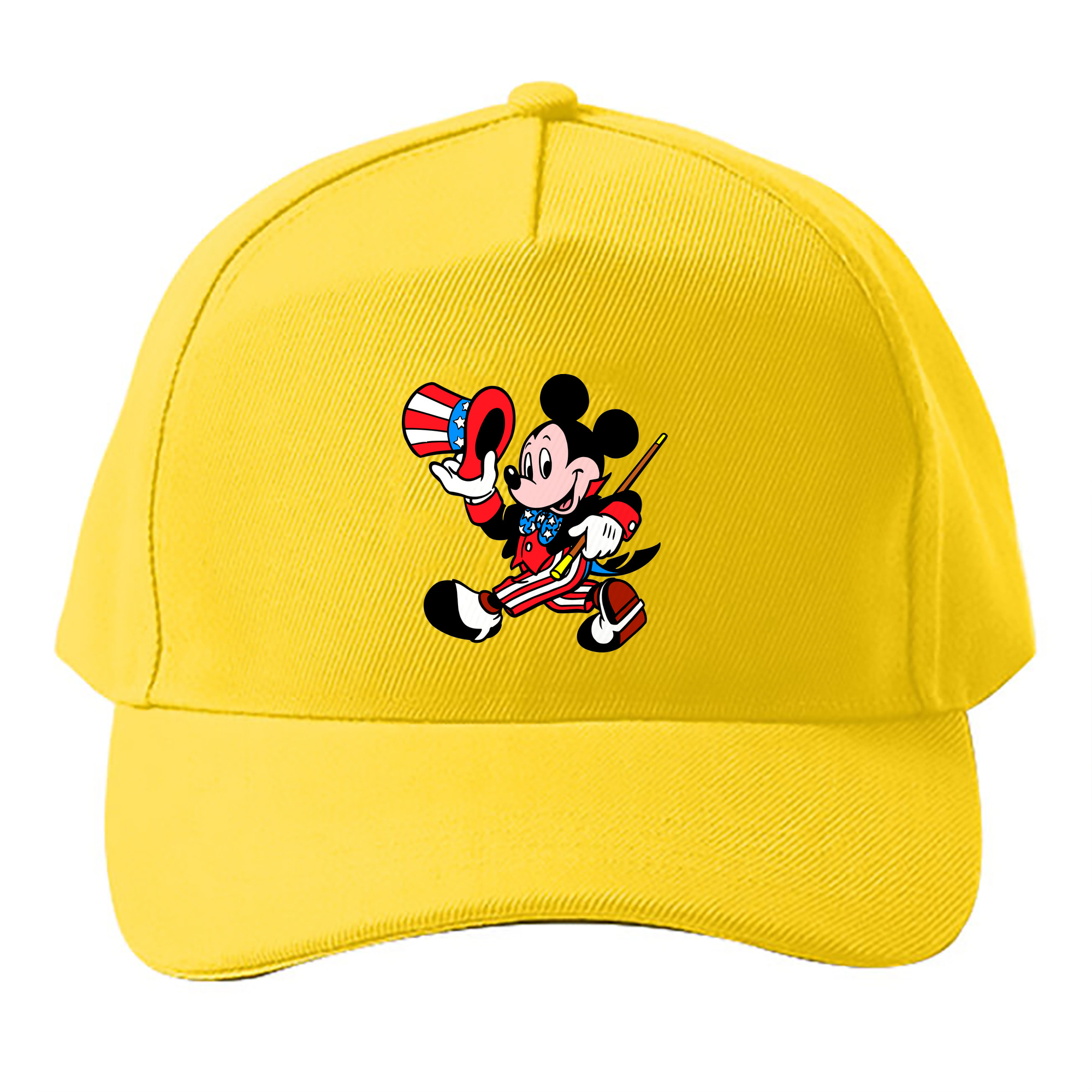 （画像用） ミッキーマウス Mickey Mouse ベースボールキャップ 綿100％ 男女兼用 帽子 スポーツ